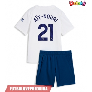 Lacne Dětský Futbalové dres Manchester City Rayan Ait-Nouri #21 2026-27 Krátky Rukáv - Tretina (+ trenírky)